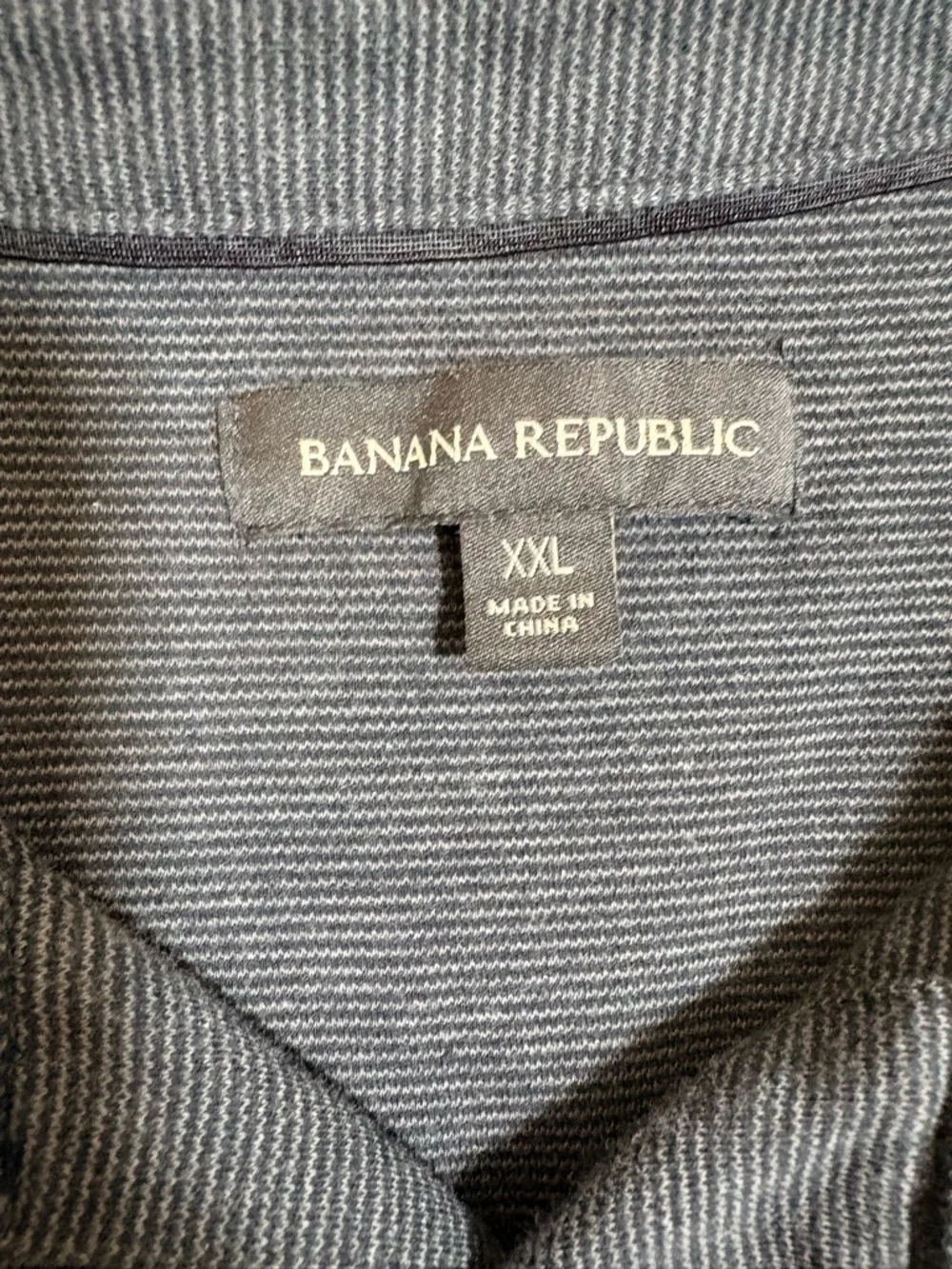 Banana Republic Polo Shirts XXL Lot 2 Green Grey Cotton Short Sleeve Casual